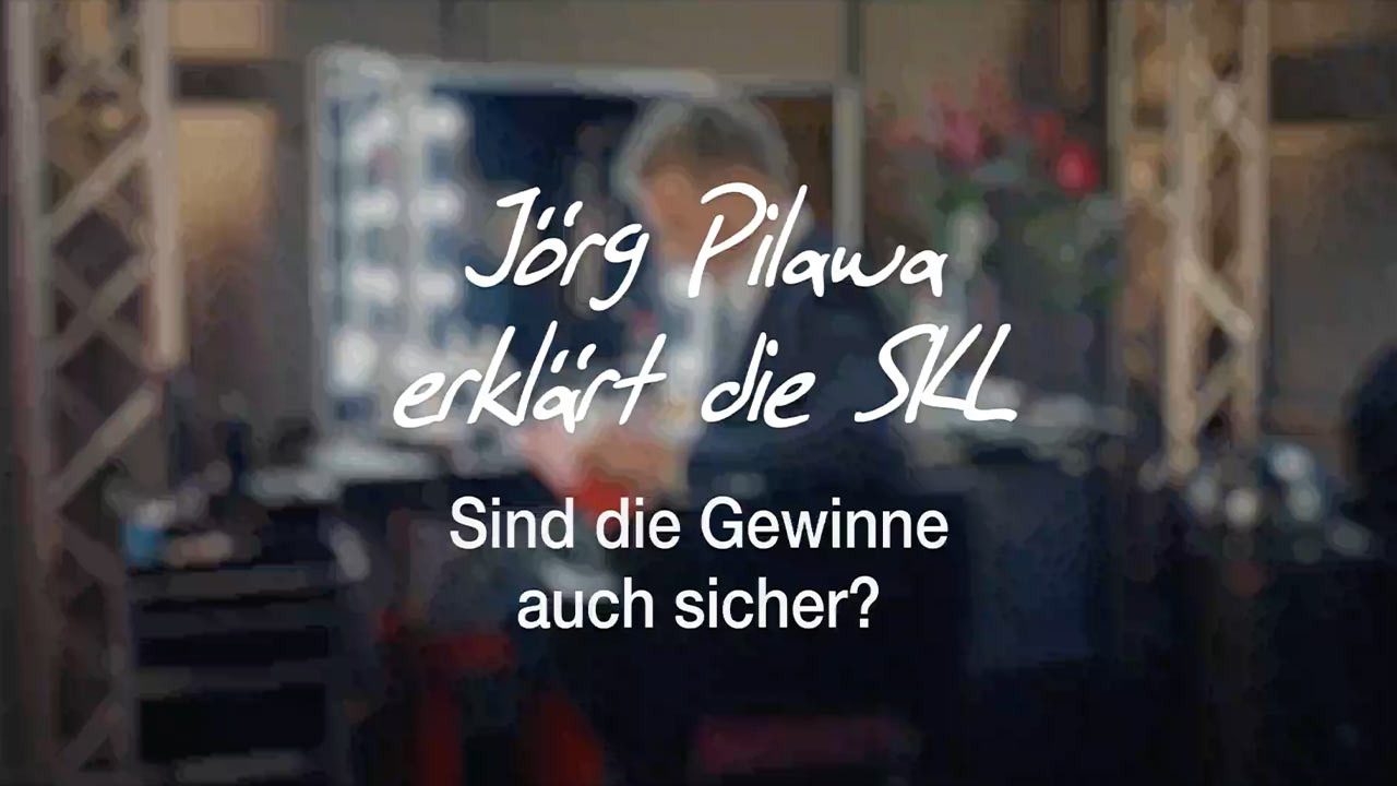 Videoplatzhalter: Jörg Pilawa erklärt die SKL. Sind die Gewinne auch sicher?